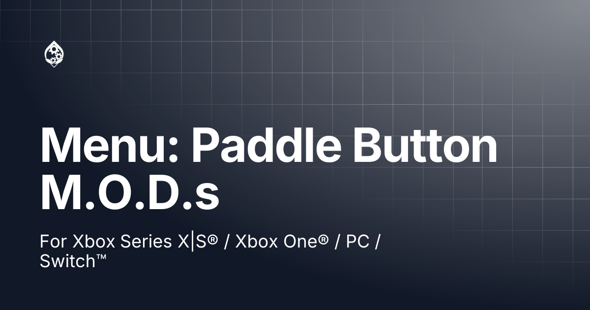 Menu: Paddle Button M.O.D.s | STRIKEPACK™ NEW EXPERIENCE | STRIKEPACK™