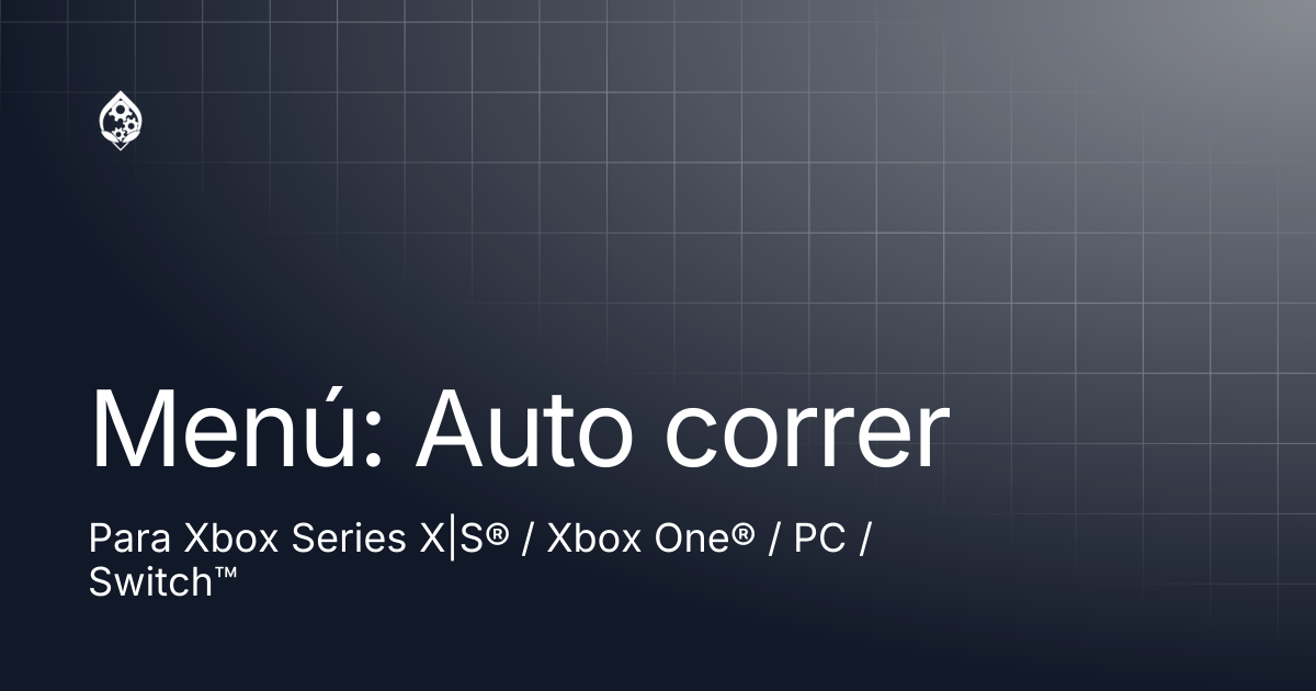 Menú: Auto correr | STRIKEPACK™ NEW EXPERIENCE (ES) | STRIKEPACK™