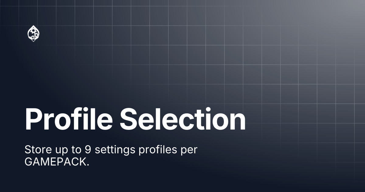 Profile Selection | STRIKEPACK HORIZON™ | STRIKEPACK™