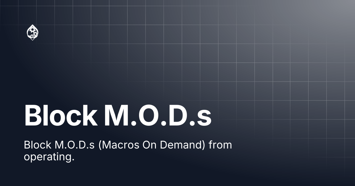 Block M.O.D.s | STRIKEPACK HORIZON™ | STRIKEPACK™