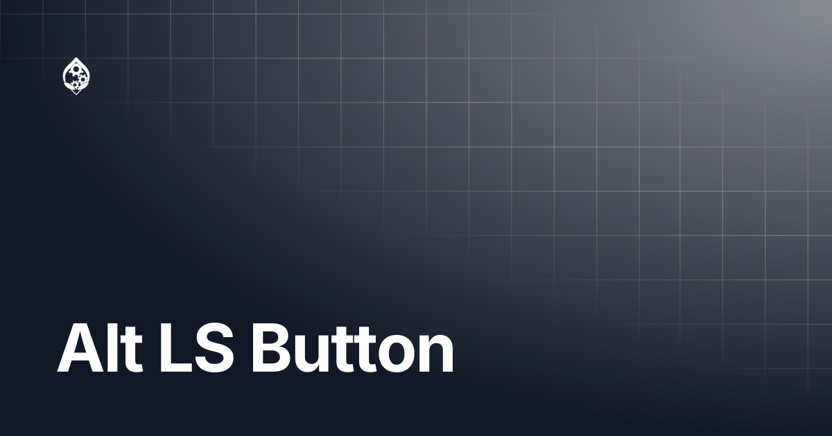 Alt LS Button | STRIKEPACK HORIZON™ | STRIKEPACK™