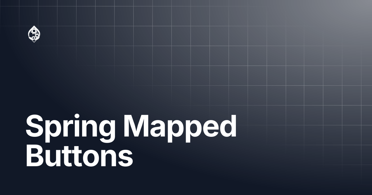 Spring Mapped Buttons | STRIKEPACK HORIZON™ | STRIKEPACK™